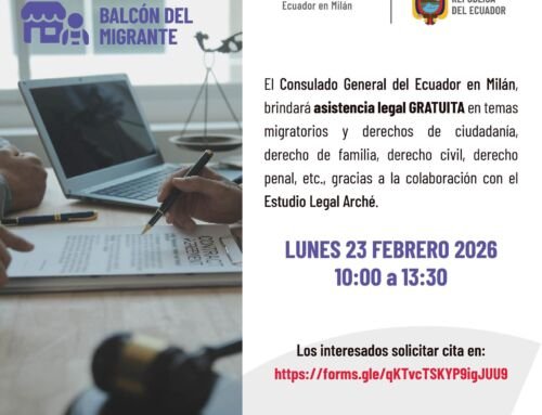 Assistenza Legale Gratuita per la Comunità Ecuadoriana a Milano