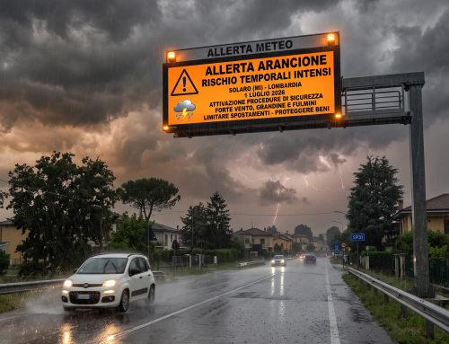 Maltempo: allerta arancione per rischio temporali